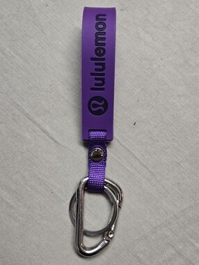 Lululemon Purple Logo Keychain